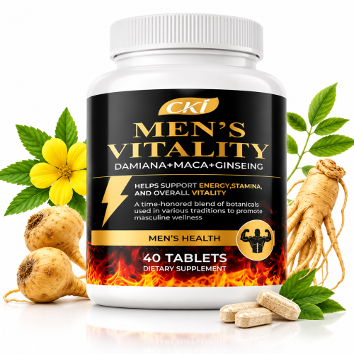 CKI Men’s Vitality with Damiana+Maca+Ginseng for Men’s Health 40 Tablets
