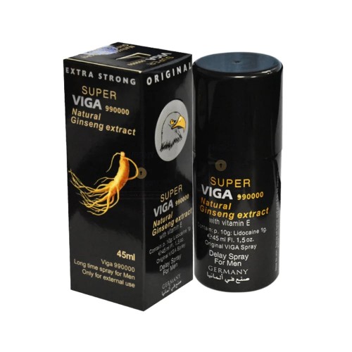 Super Viga Spray 990000 Natural Ginseng Extract 45ml | Original Delay Spray for Men