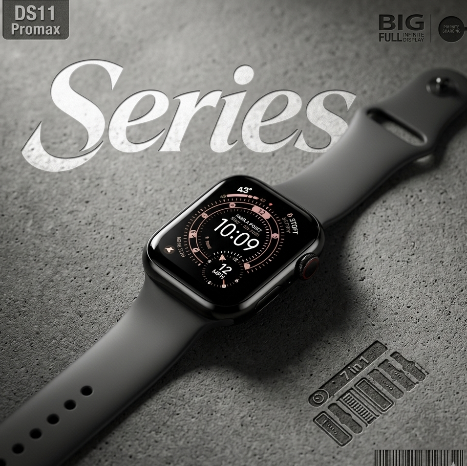 DS11 Promax Series 11 Smartwatch | 7-in-1 Premium Smart Watch Bangladesh (Code: 13266)
