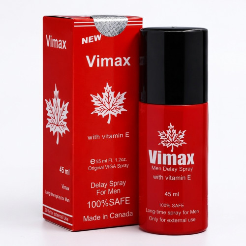 Vimax Men Delay Spray with Vitamin E 45ml – Made in Canada